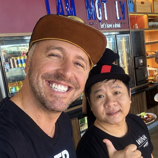 Henry with Chef Long at Wink Danang Riverside