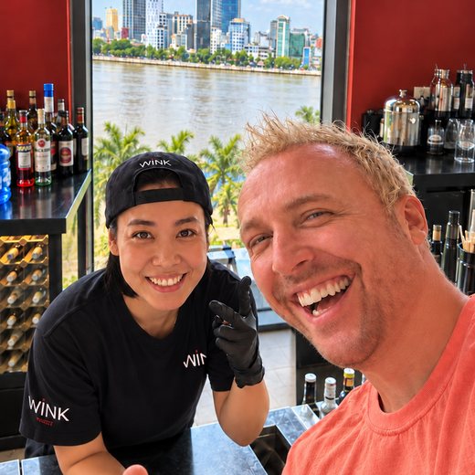 Russ is amazing and makes THE BEST salt coffee and is always smiling each day.