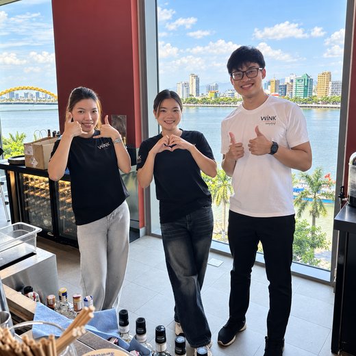 Amazing staff members Sola, Thoa, and Long. Always huge smiles!